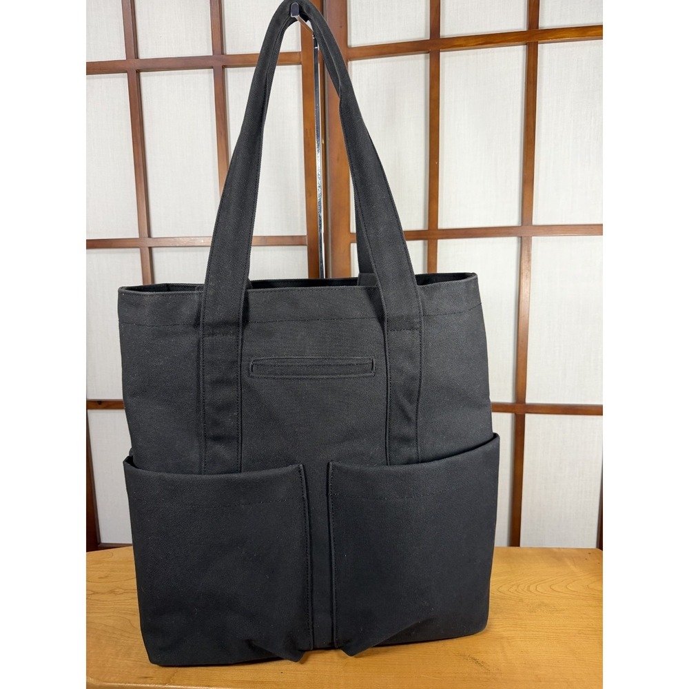 Dagne Dover Mens Unisex Pheonix Black Tote Top Handle Cavas Bag